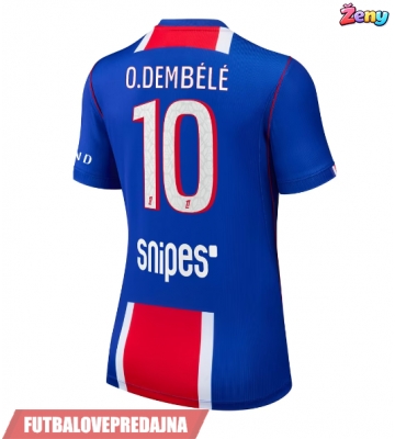 Lacne Ženy Futbalové dres Paris Saint-Germain Ousmane Dembele #10 2026-27 Krátky Rukáv - Domáci